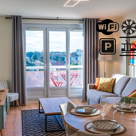 Apartament T2 De Standing Climatise Avec Parking Prive, Tram T2 T5, Hopitaux Est Bron Zewnętrze zdjęcie